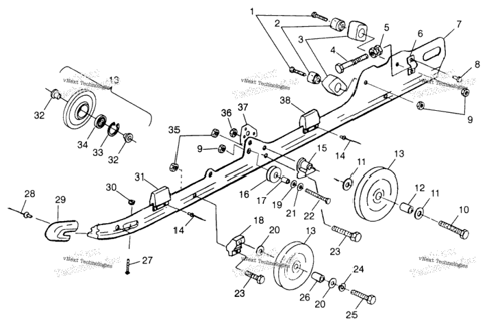 Rail Mounting (4948504850B010)