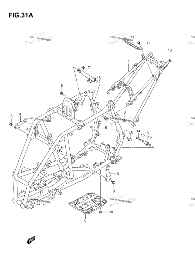 Frame (Model K5/K6/K7)