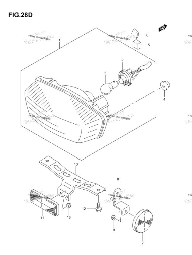 Rear Combination (Model K4 E28)