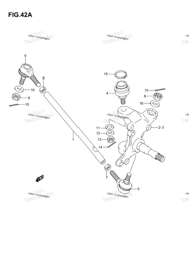 Steering Knuckle (Model K5/K6/K7)