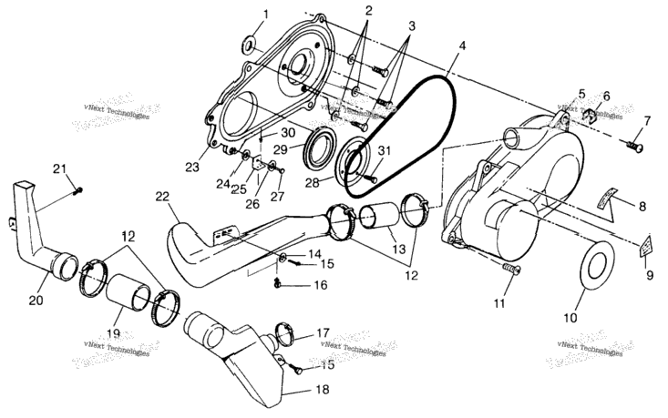 Clutch Cover Xplorer 300