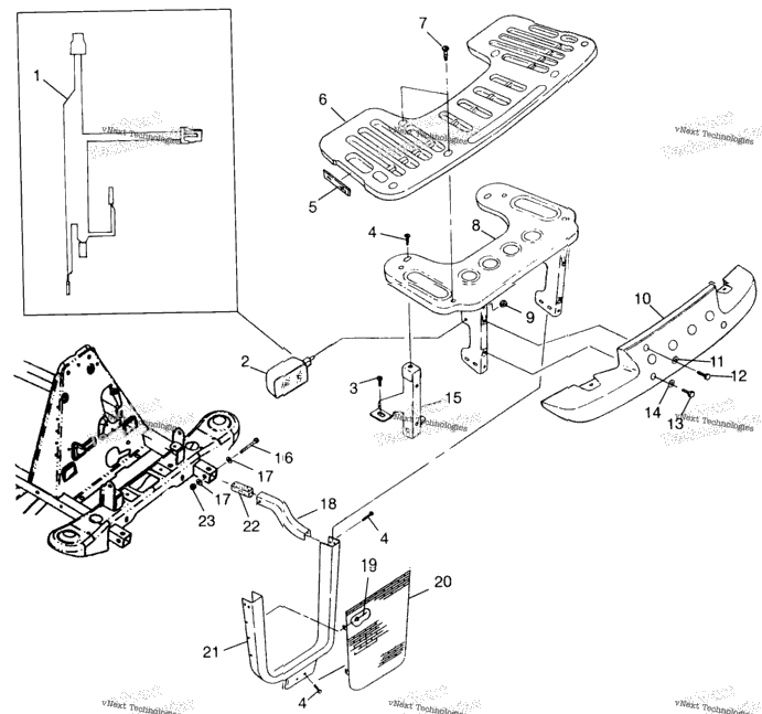 Front Rack & Bumper Mounting Xplorer 300