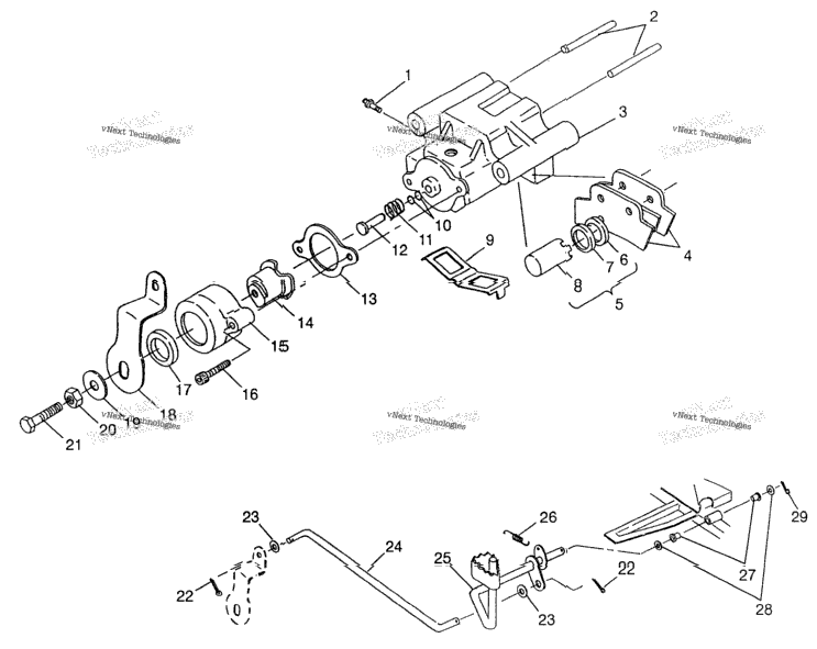 Rear Brake Xplorer 300
