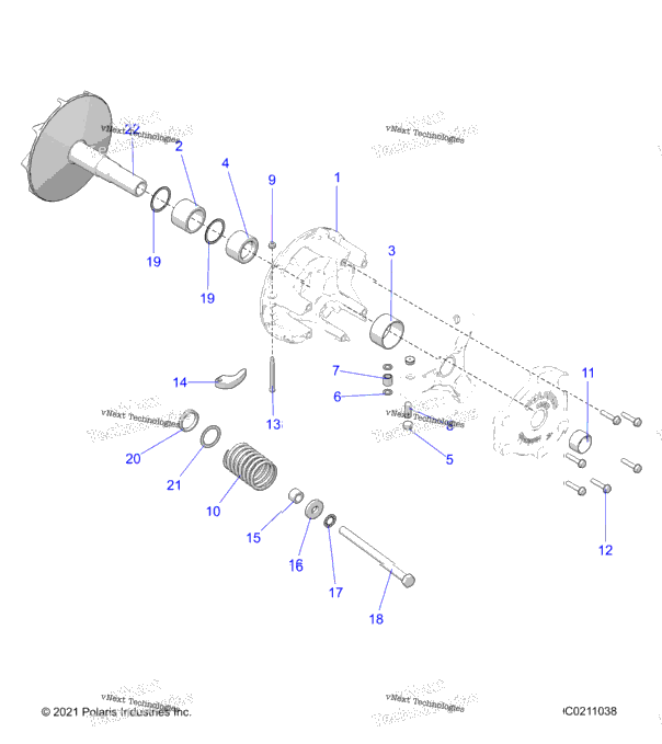Drive Train, Primary Clutch