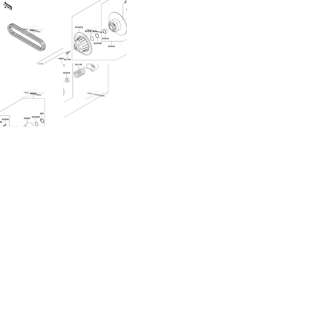 Driven Converter/Drive Belt