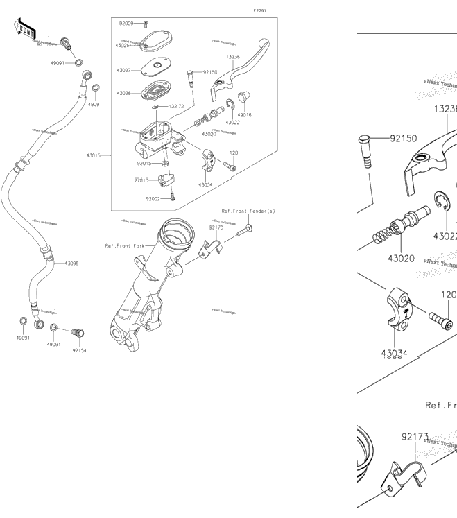 Front Master Cylinder