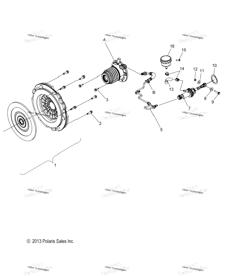 Drive Train, Clutch Asm. All Options