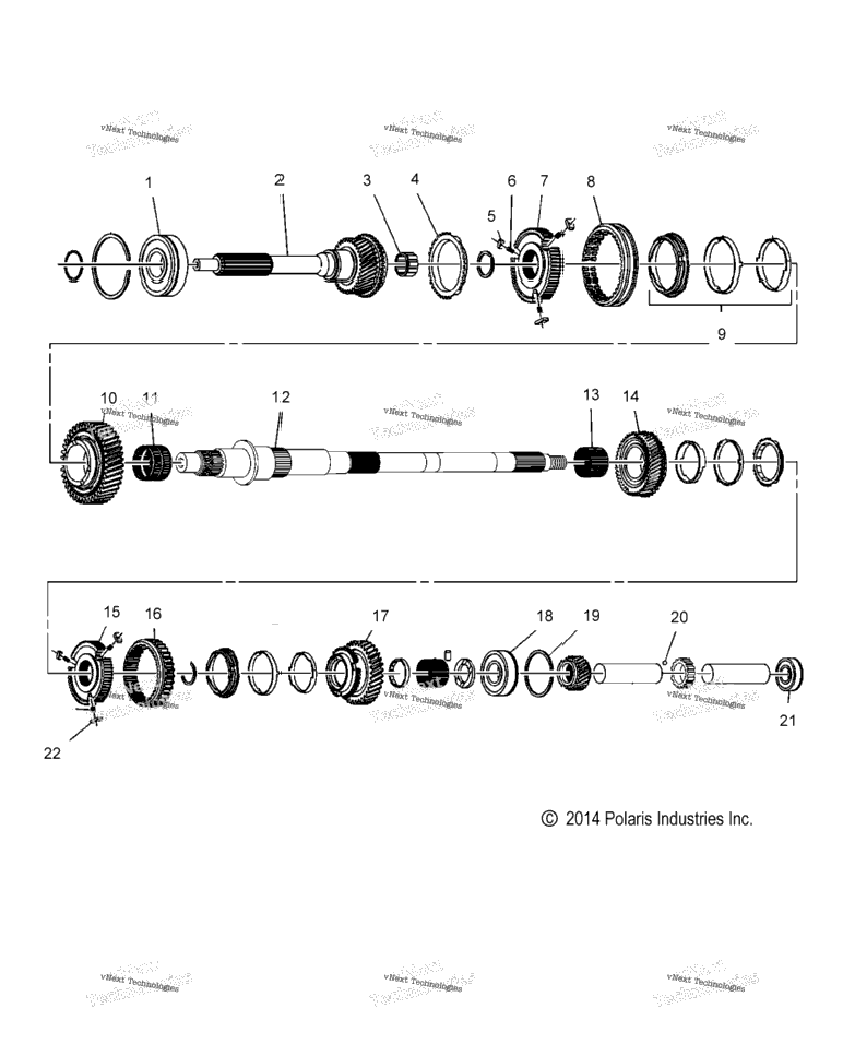 Drive Train, Transmission, Input And Main Shaft All Options