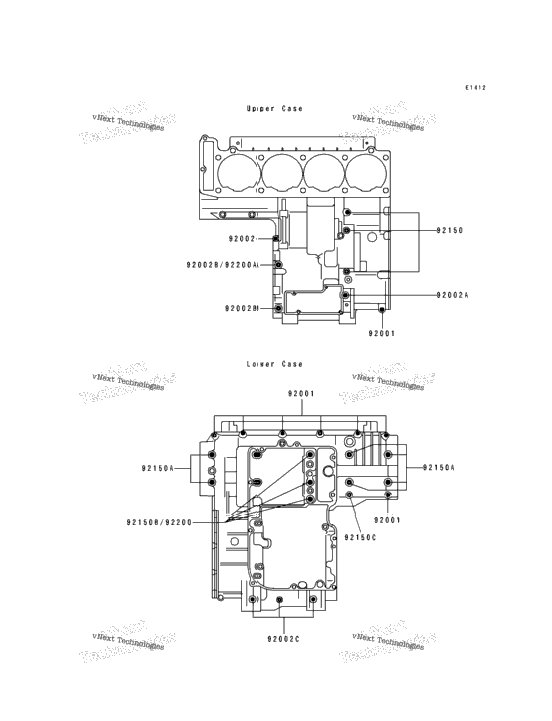 Crankcase Bolt Pattern