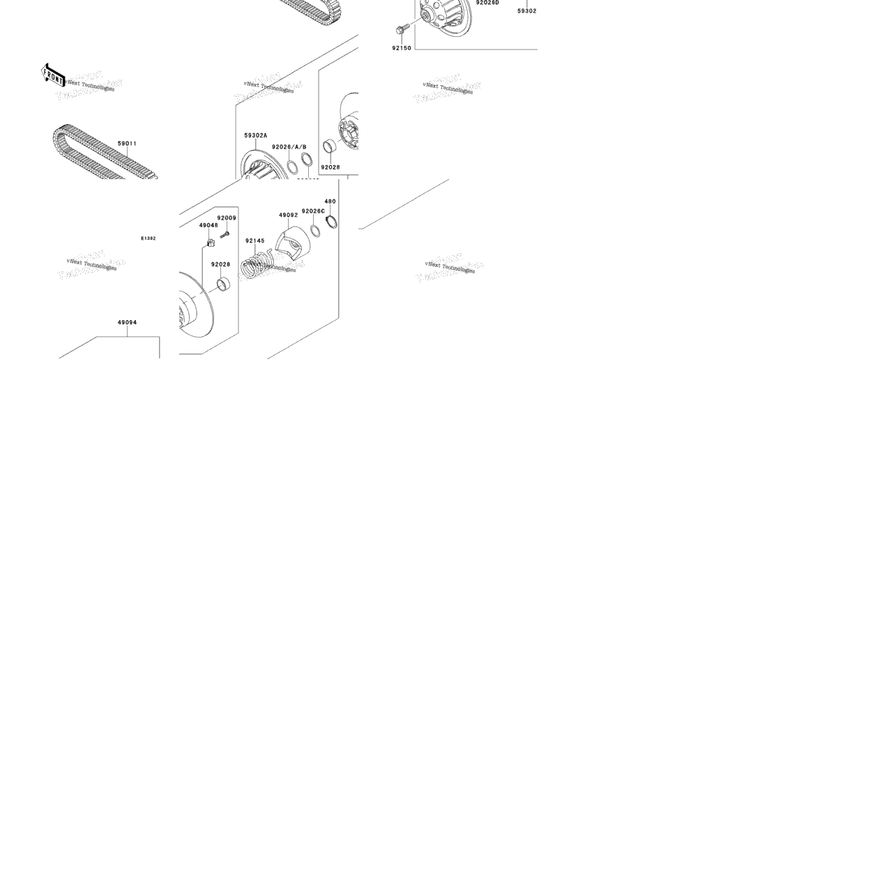 Driven Converter/Drive Belt