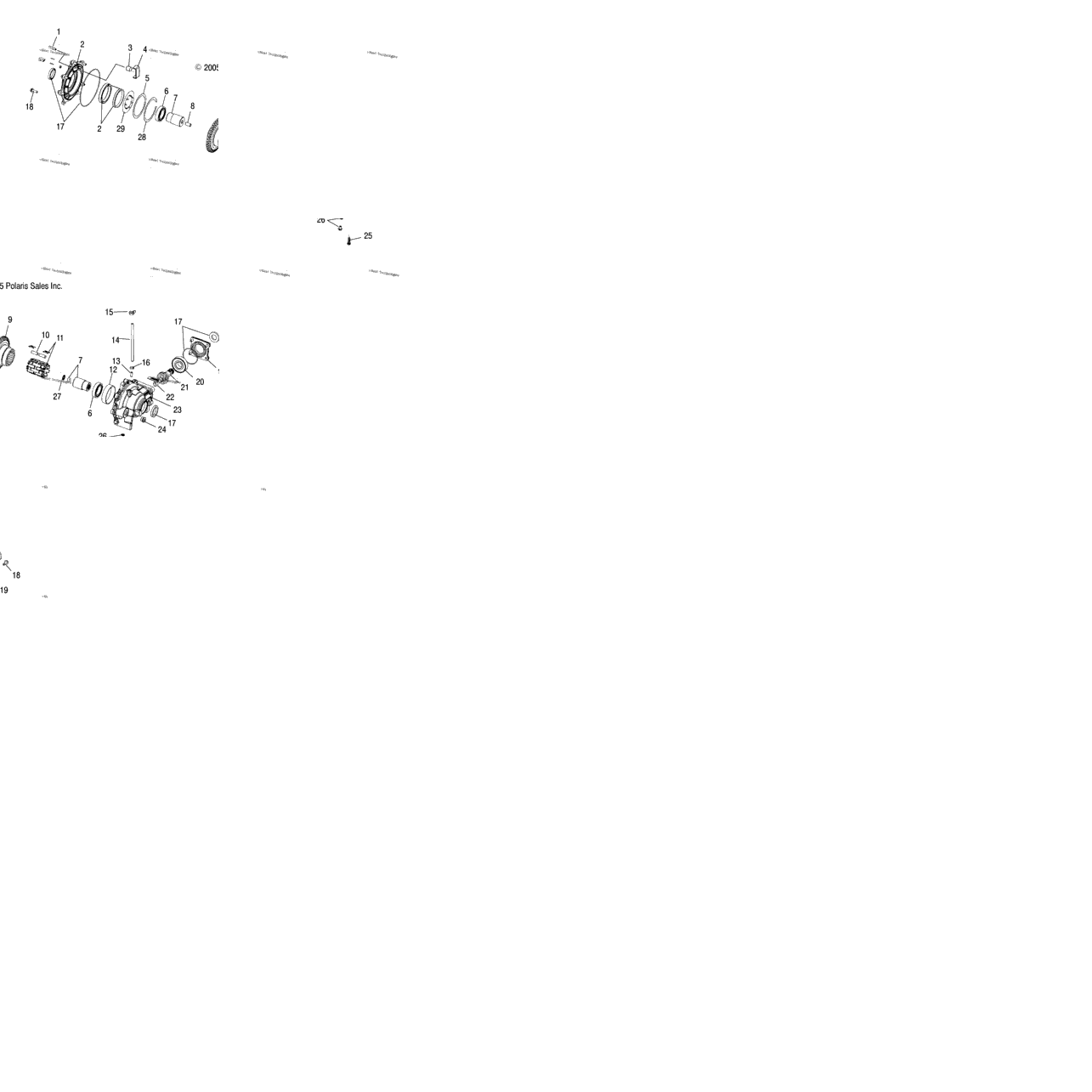 Drive Train, Front Gearcase (4999202259920225D03)