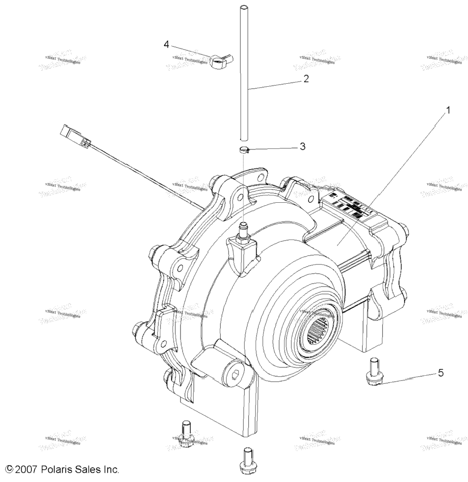 Drive Train, Front Gearcase (49Rgrtrans08crew)