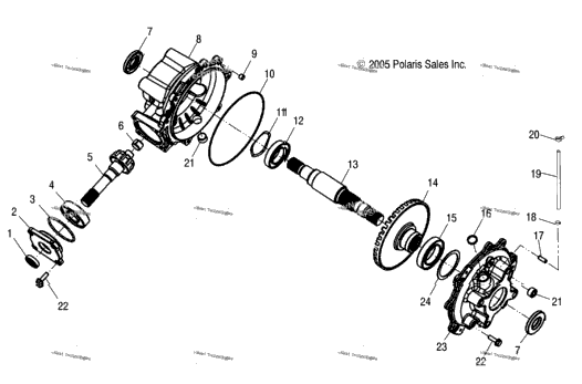 Drive Train, Rear Gearcase