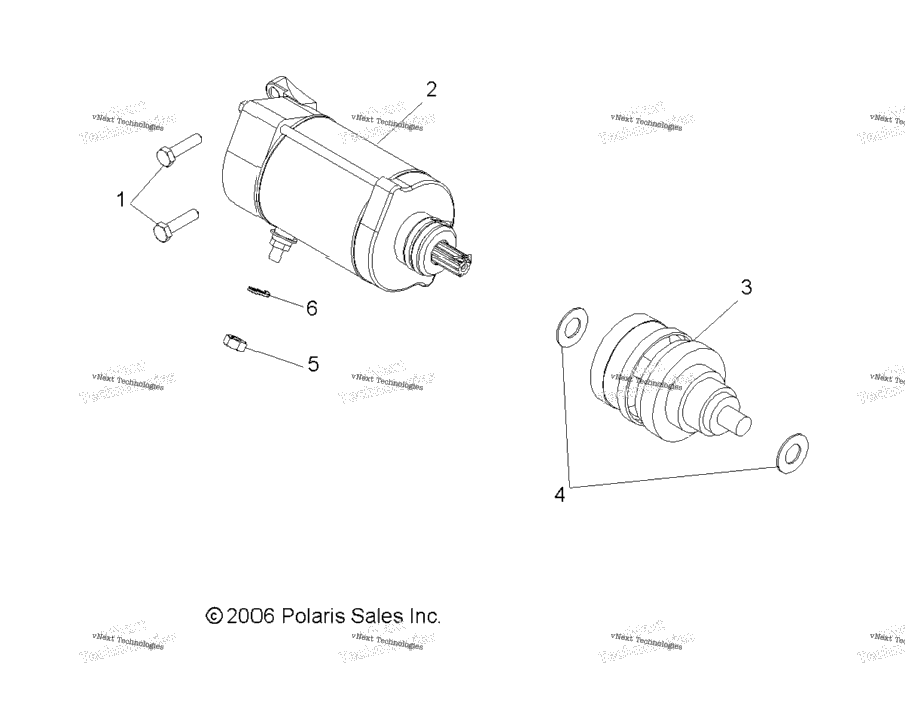 Engine, Starting Motor