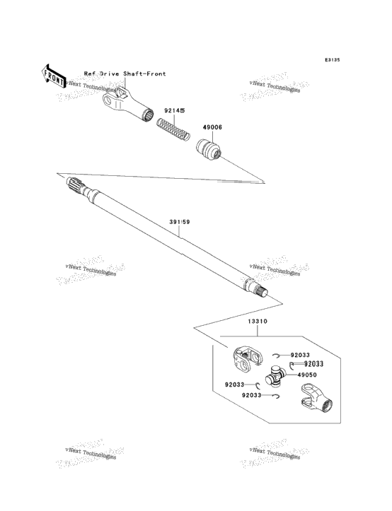 Drive Shaft-Propeller