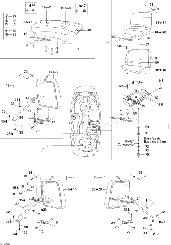 Driver Seat And Rear Seat