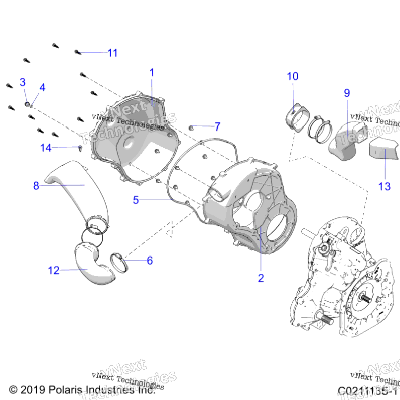 Body, Clutch Cover A23sxa85a6/A1/Ea9/Ag/Am