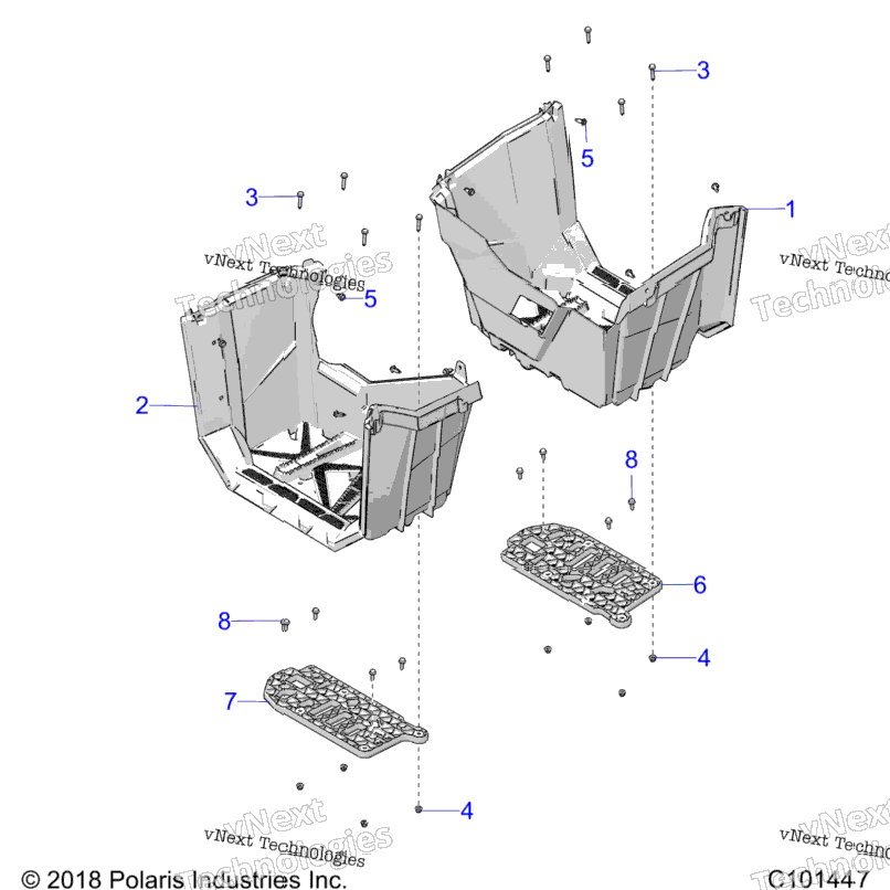 Body, Footwells A23sxa85a6/A1/Ea9/Ag/Am
