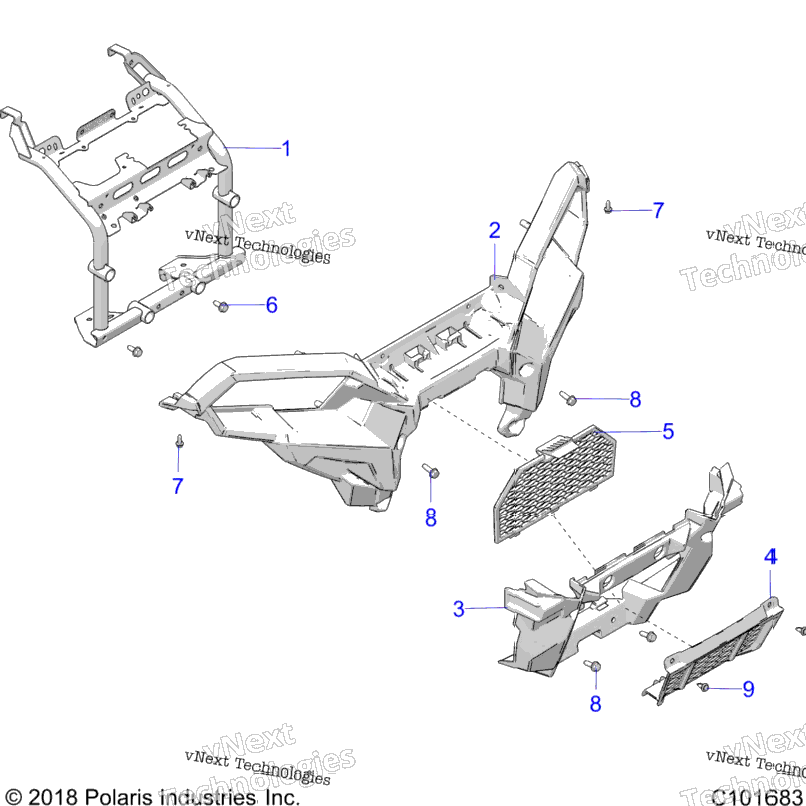 Body, Front Bumper & Mounting A23sxa85a6/A1/Ea9/Ag/Am
