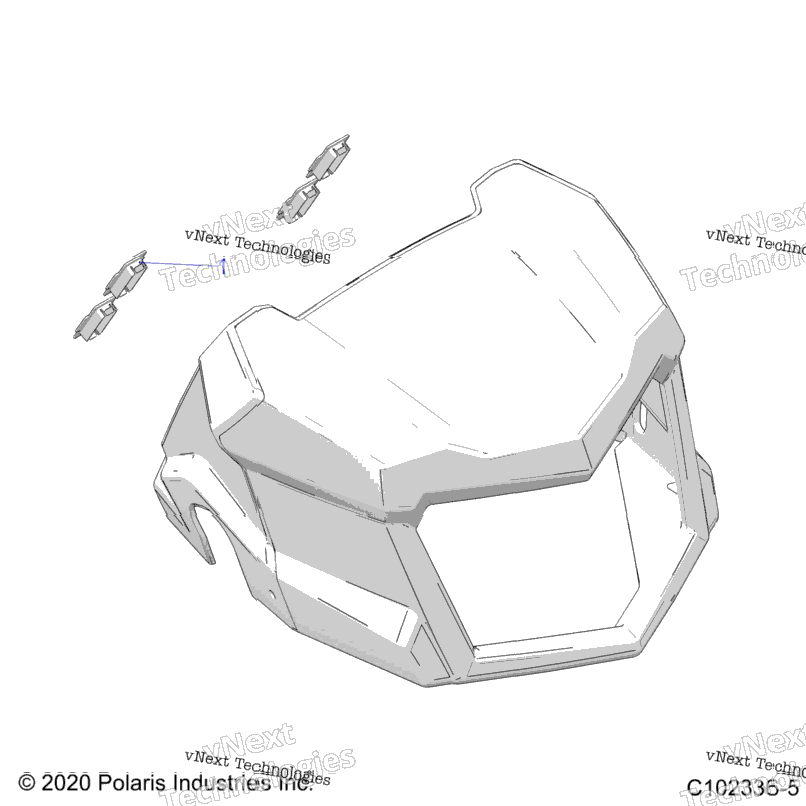Body, Headlight Pod, Plugs A23sxa85a6/A1/Ea9/Ag/Am