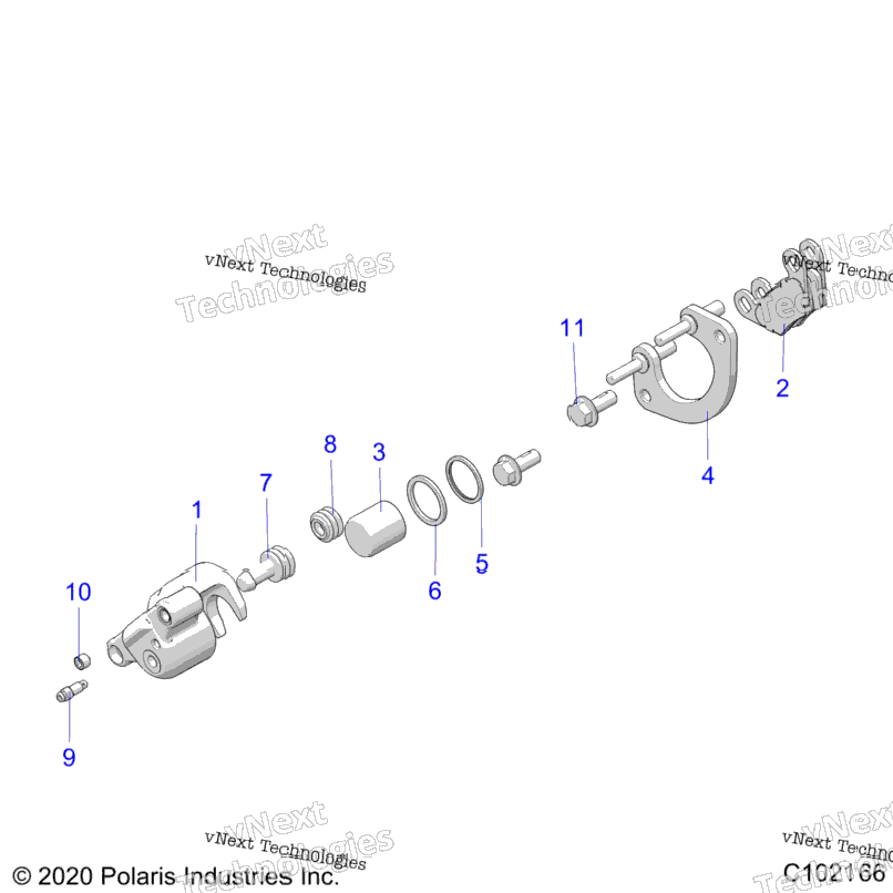 Brakes, Front Caliper A23sxa85a6/A1/Ea9/Ag/Am