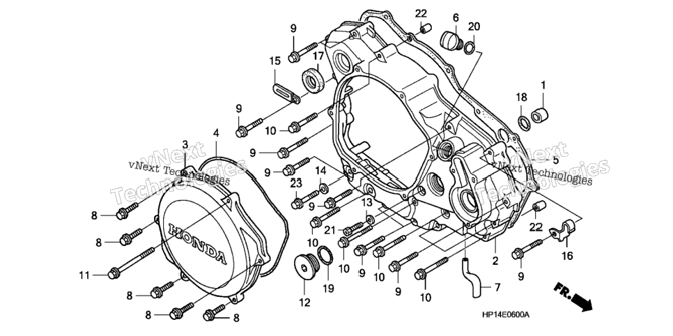 Right Crankcase Cover ('04,'05)
