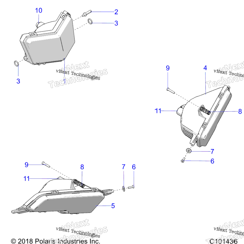 Electrical, Headlights A23sxa85a6/A1/Ea9/Ag/Am