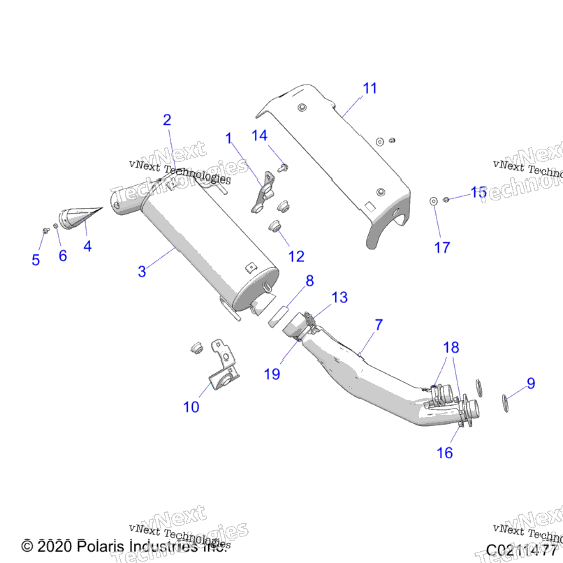 Engine, Exhaust A23sxa85a6/A1/Ea9/Ag/Am