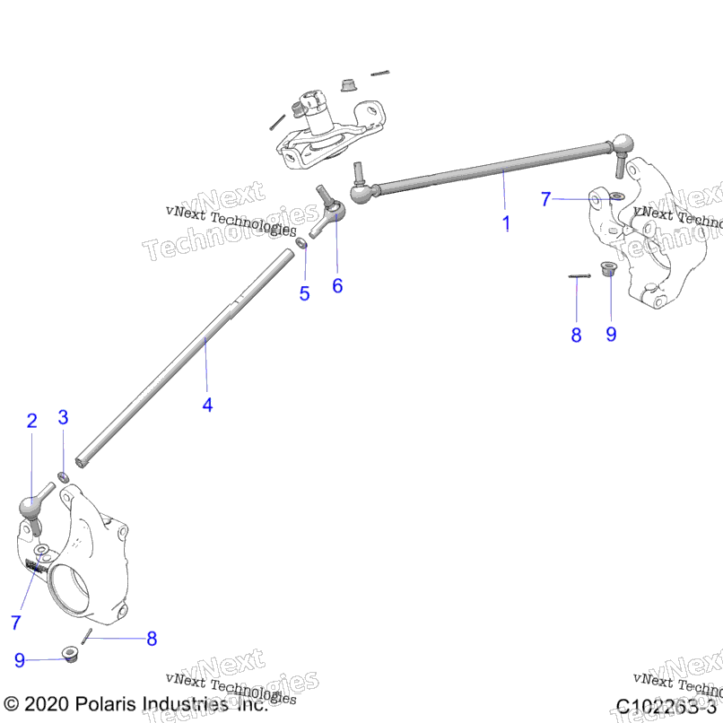Steering, Steering Tie Rods A23sxa85a6/A1/Ea9/Ag/Am