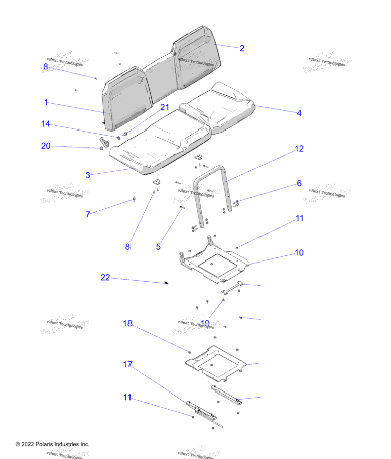 Body, Seat Asm. And Slider