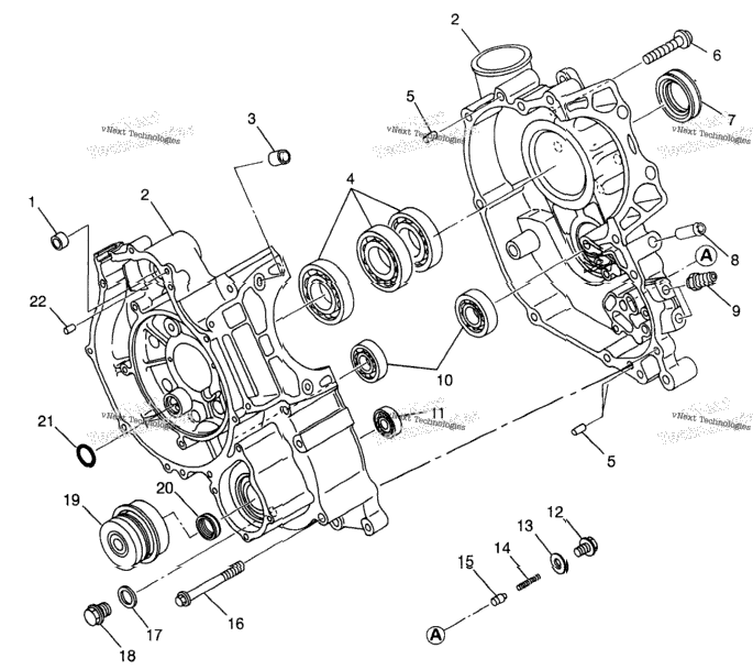 Crankcase Magnum 6X6 & Swedish Magnum 6X6 S97ae42e