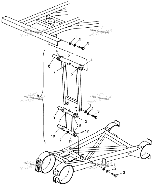Rear Strut Stabilizer Magnum 6X6 & Swedish Magnum 6X6 S97ae42e