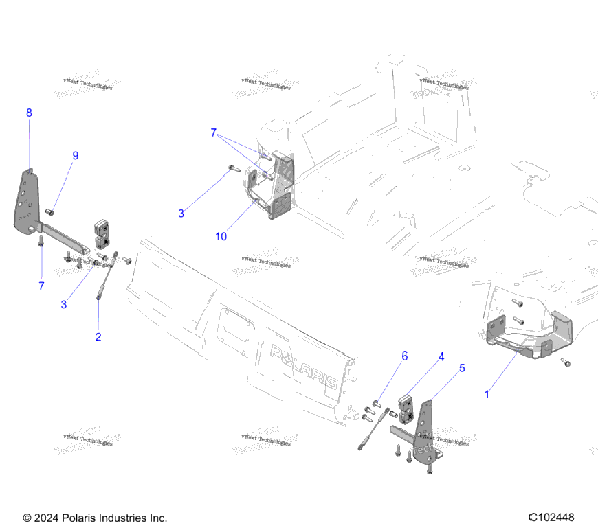 Body, Tailgate Brackets