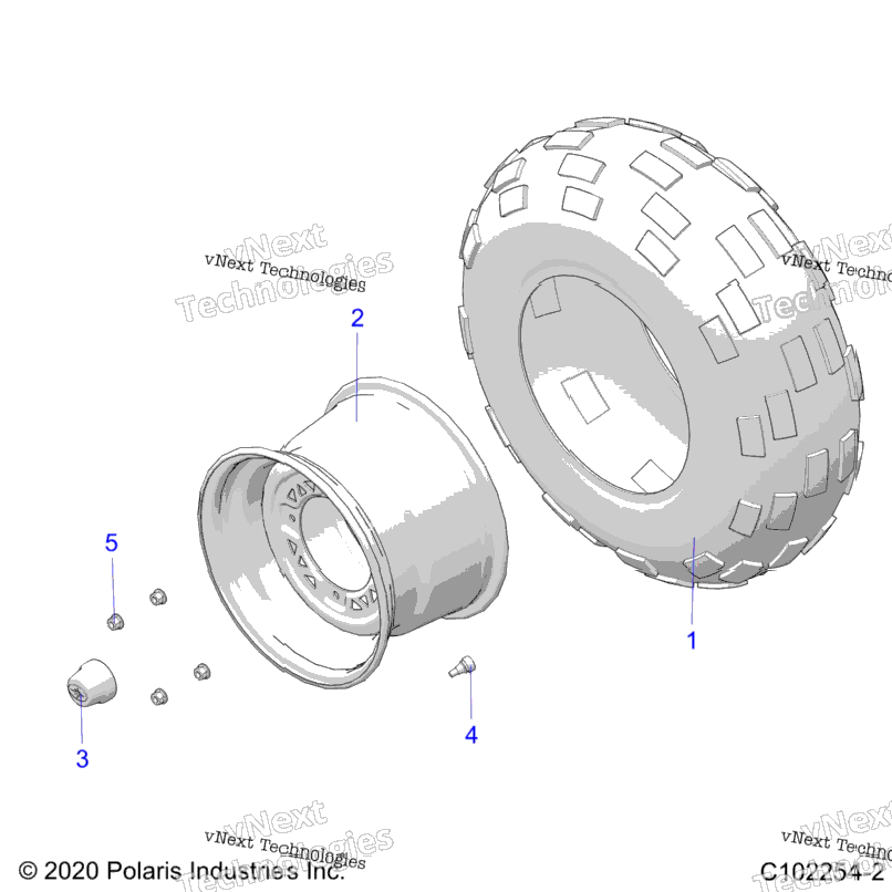 Wheels, Rear Tire A23swe57f1/S57c1