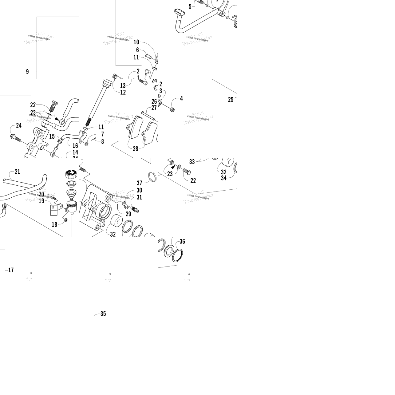 Auxiliary Brake Assembly