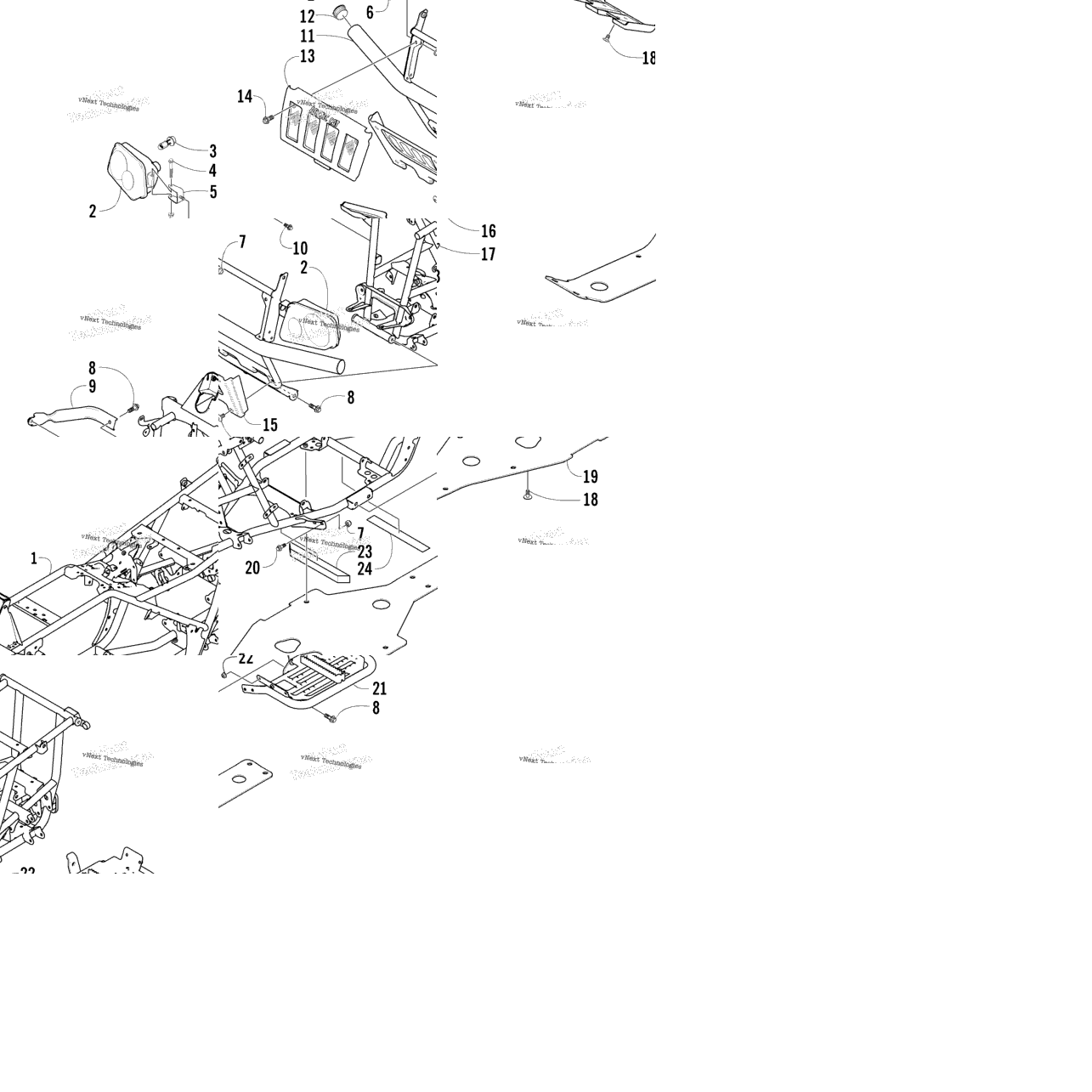 Frame And Related Parts