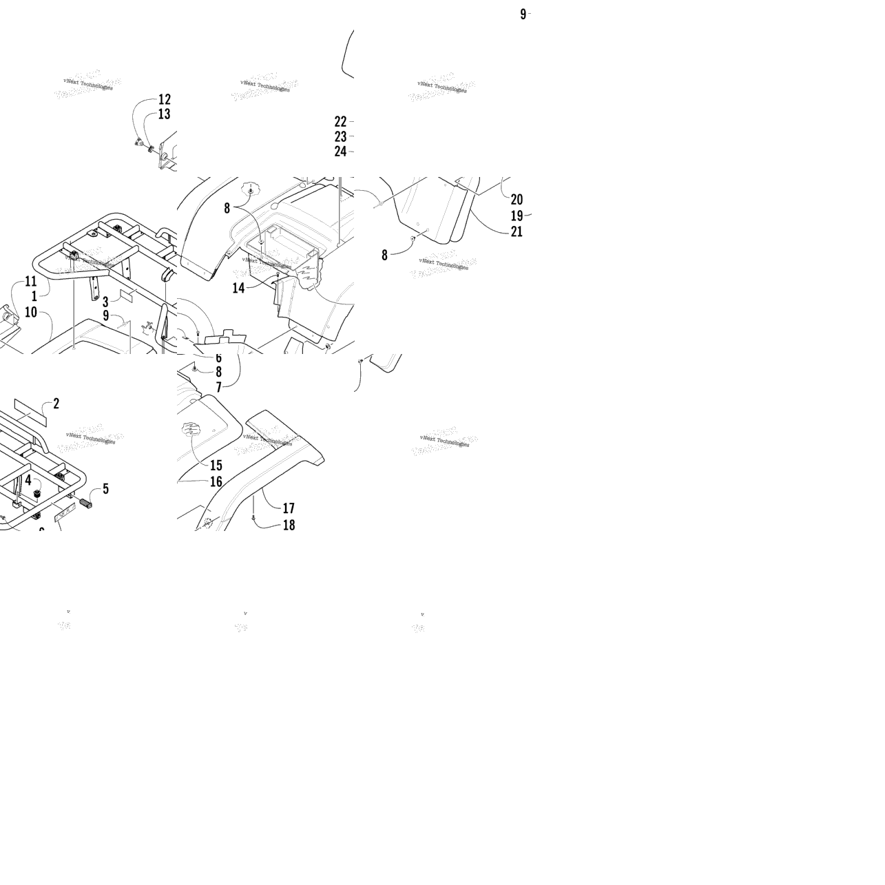 Rear Body Panel Assembly