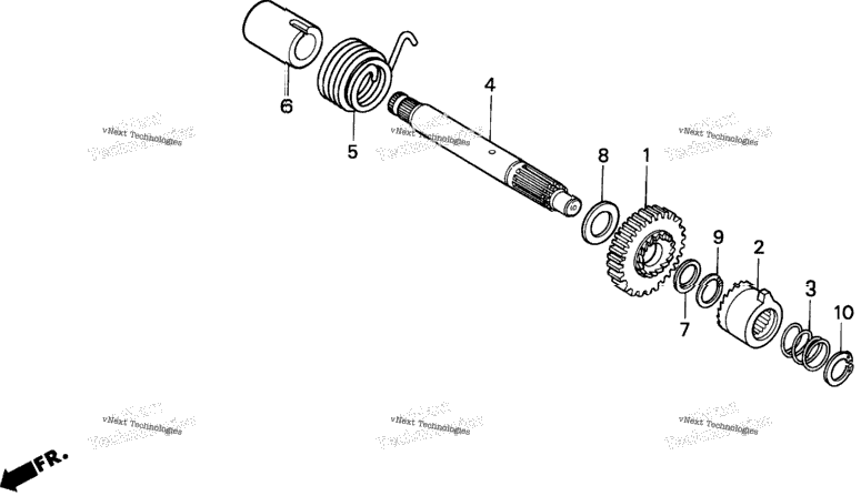 Kick Starter Spindle