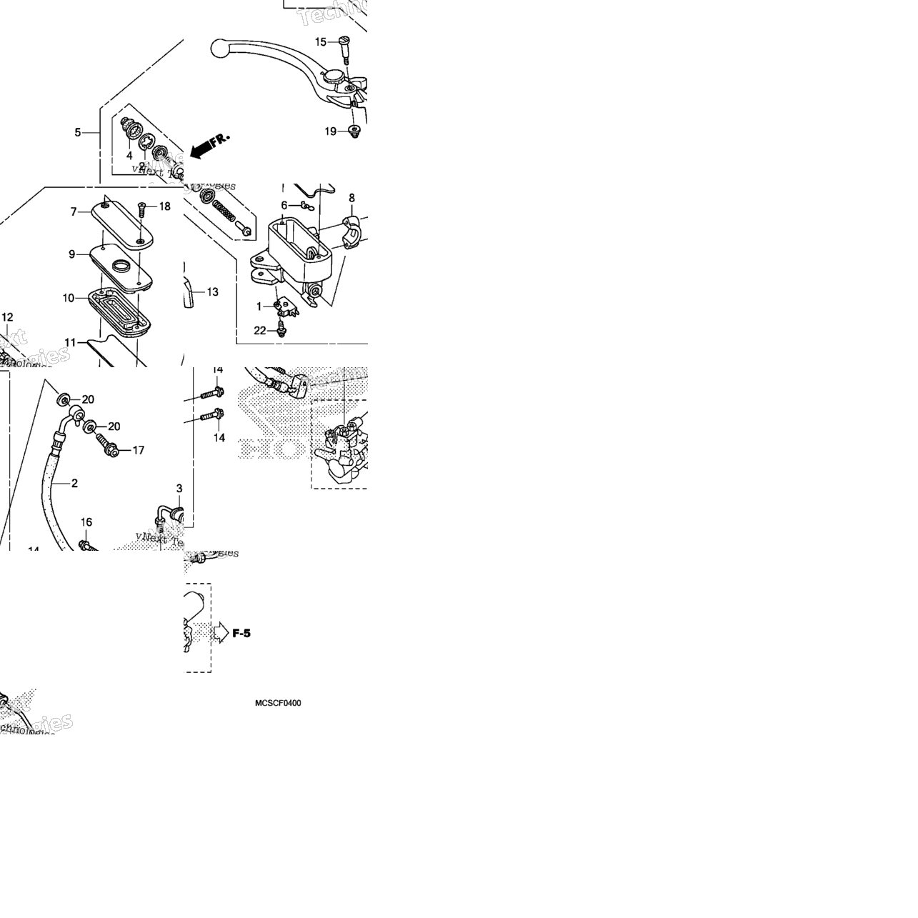 Front Brake Master Cylinder