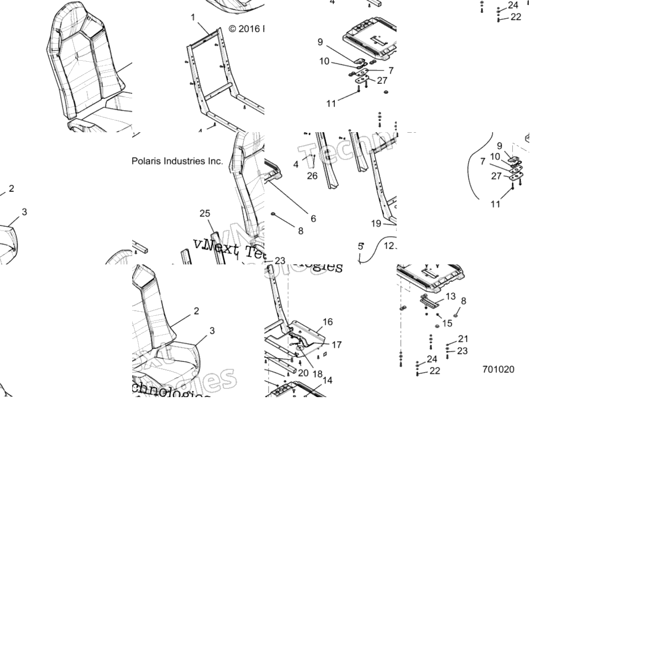 Body, Seat Asm. And Slider