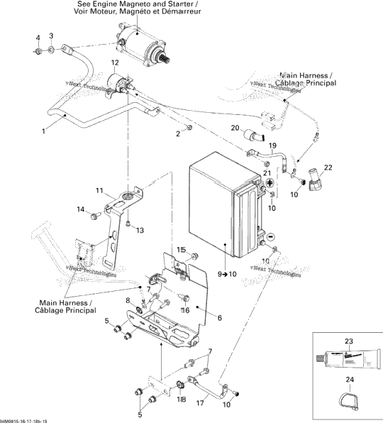 Battery And Starter