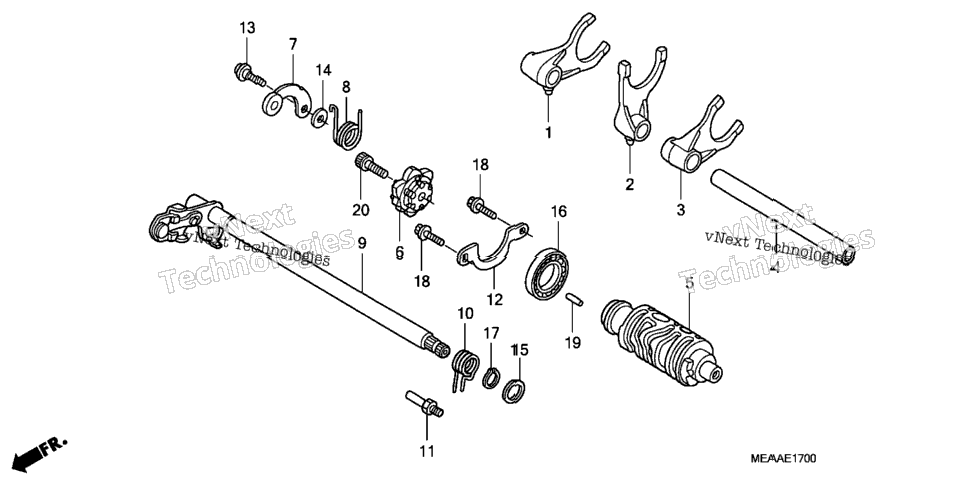 Gearshift Drum
