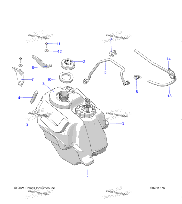 Fuel System, Fuel Tank Asm