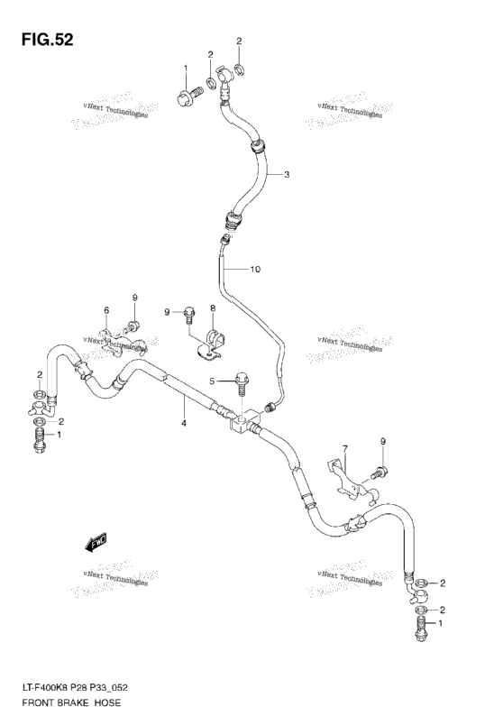 Front Brake Hose