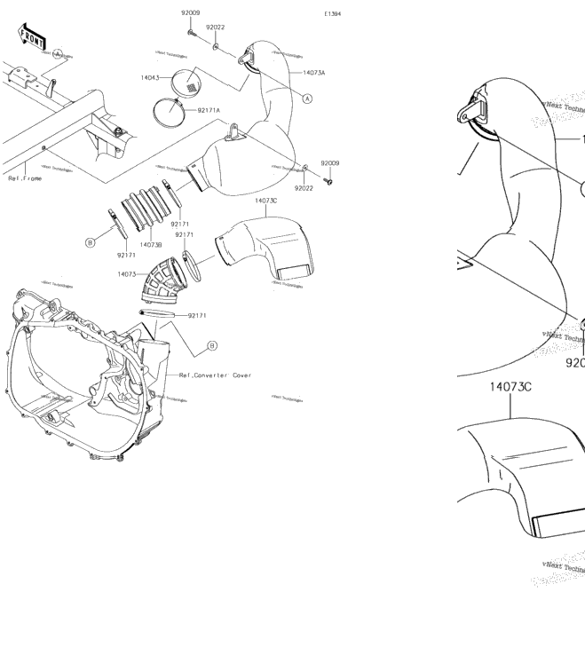 Air Cleaner-Belt Converter