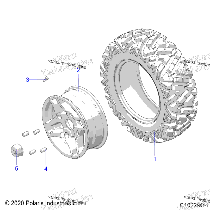 Wheels, Front Tire