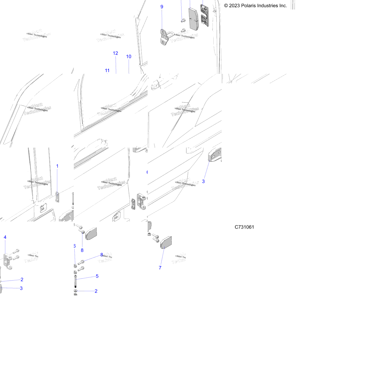 Body, Door Mounting