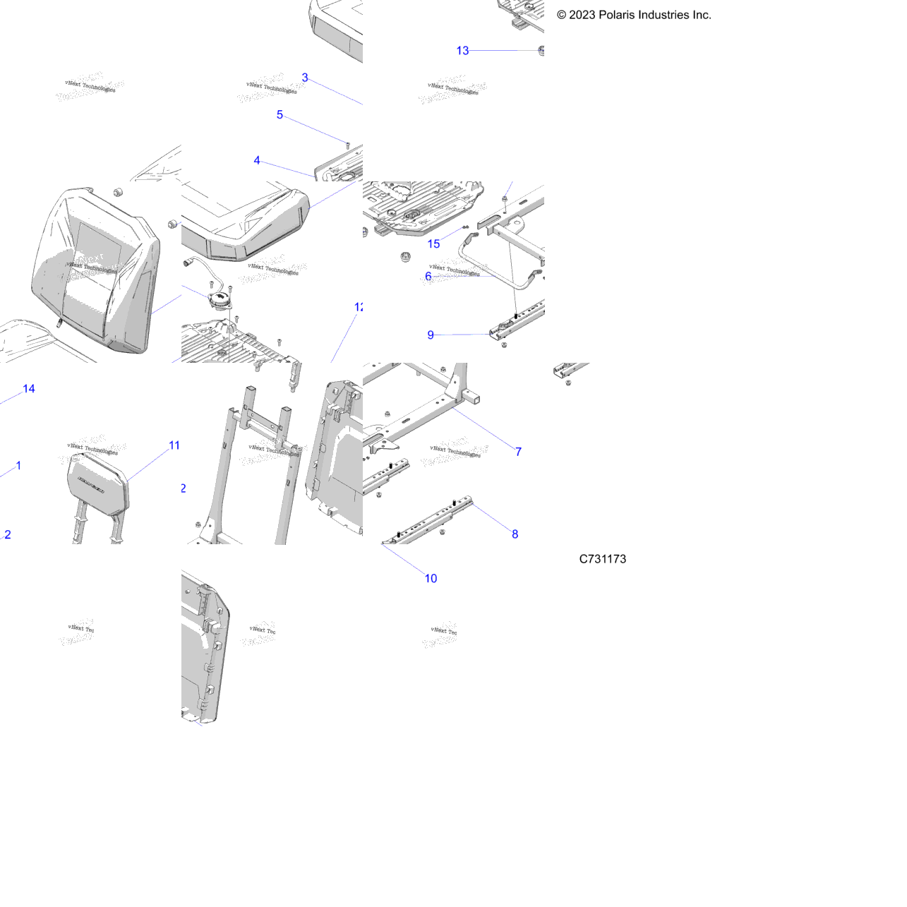 Body, Seat Asm., Driver