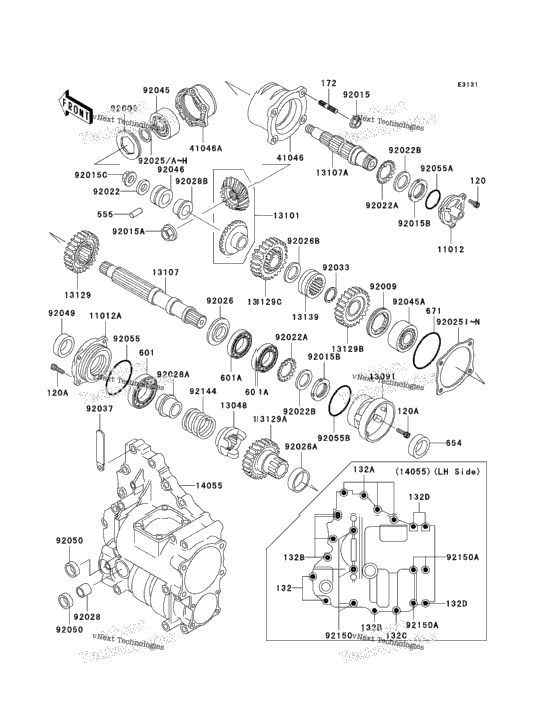 Front Bevel Gear