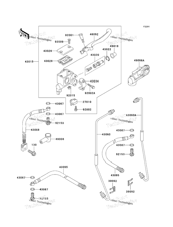 Front Master Cylinder
